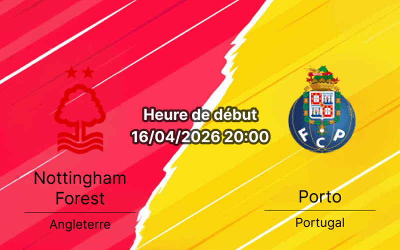 Pronostic Nottingham Forest vs FC Porto Europa League quart de finale retour 2026 – The City Ground Nottingham