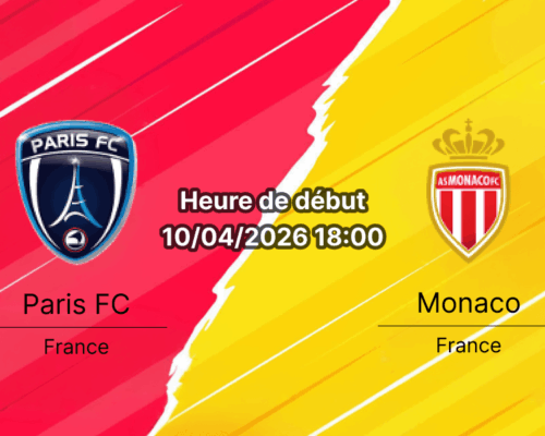 Pronostic Paris FC vs AS Monaco – Journée 29 Ligue 1 McDonald's 10 avril 2026, Stade Jean-Bouin, Paris