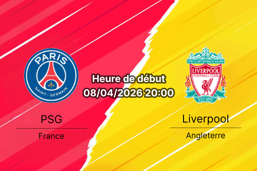 Pronostic Paris Saint-Germain vs Liverpool FC - UEFA Champions League quarts de finale aller - 8 avril 2026 - Parc des Princes Paris - Analyse tactique blessés Alisson Salah Barcola cotes et paris recommandés