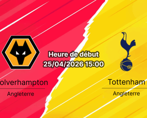 Pronostic Wolverhampton Wanderers vs Tottenham Hotspur Premier League journée 34 – analyse et cotes du 25 avril 2026 au Molineux Stadium