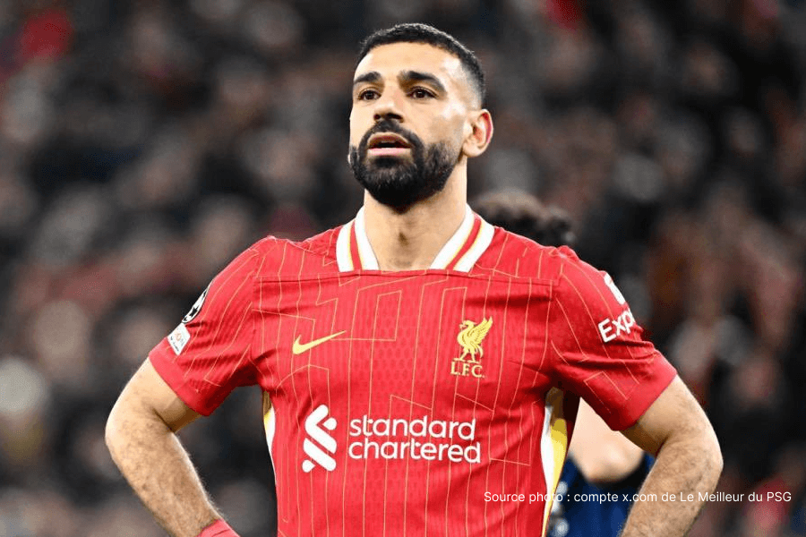 Mohamed Salah Liverpool maillot rouge Anfield annonce départ saison 2026