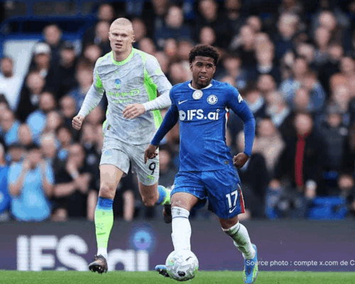 Andrey Santos milieu brésilien Chelsea Stamford Bridge Premier League avril 2026