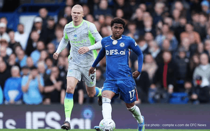 Andrey Santos milieu brésilien Chelsea Stamford Bridge Premier League avril 2026