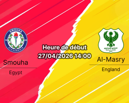 Pronostic Smouha SC vs Al-Masry SC Premier League Egypte 27 avril 2026 – analyse paris sportifs bookmakers-rdc RDC Congo
