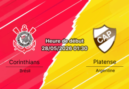 Pronostic Corinthians Platense – Neo Química Arena, Copa Libertadores Groupe E, 29 mai 2026