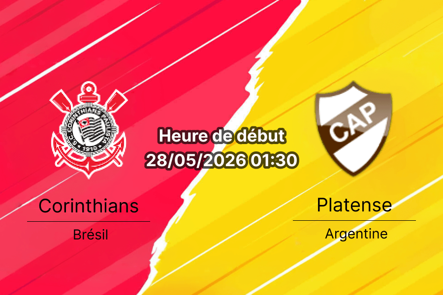 Pronostic Corinthians Platense – Neo Química Arena, Copa Libertadores Groupe E, 29 mai 2026