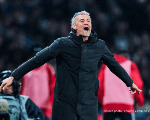 Luis Enrique entraîneur PSG en conférence de presse avant Luis Enrique rotation Lens PSG Budapest — Ligue 1 13 mai 2026 Stade Bollaert-Delelis