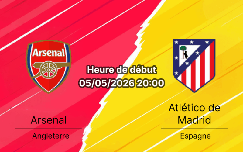 Pronostic Arsenal FC vs Atlético de Madrid – Demi-finale retour Ligue des Champions UEFA 5 mai 2026 – Analyse xG H2H absences et cotes de paris – bookmakers-rdc.com
