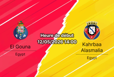 Pronostic El Gouna Kahrbaa Alasmalia — Stade Khaled Beshara, Egyptian Premier League groupe de relégation 12 mai 2026