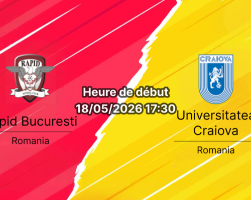 Pronostic Rapid Bucuresti - Universitatea Craiova