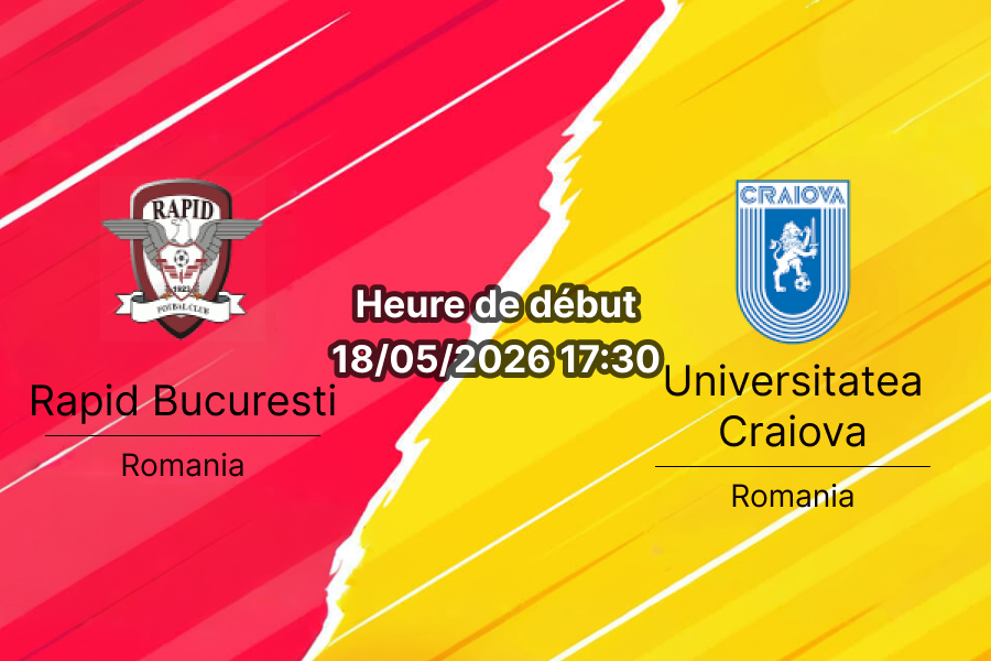 Pronostic Rapid Bucuresti - Universitatea Craiova