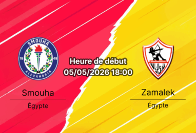 Pronostic Smouha SC vs Zamalek SC – Egyptian Premier League 30e journée 5 mai 2026 – Analyse H2H xG et cotes de paris – bookmakers-rdc.com