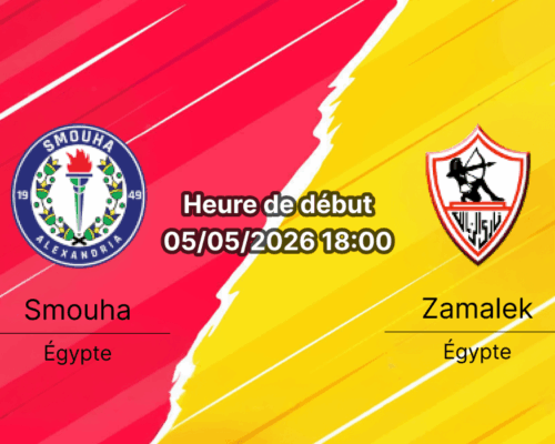 Pronostic Smouha SC vs Zamalek SC – Egyptian Premier League 30e journée 5 mai 2026 – Analyse H2H xG et cotes de paris – bookmakers-rdc.com