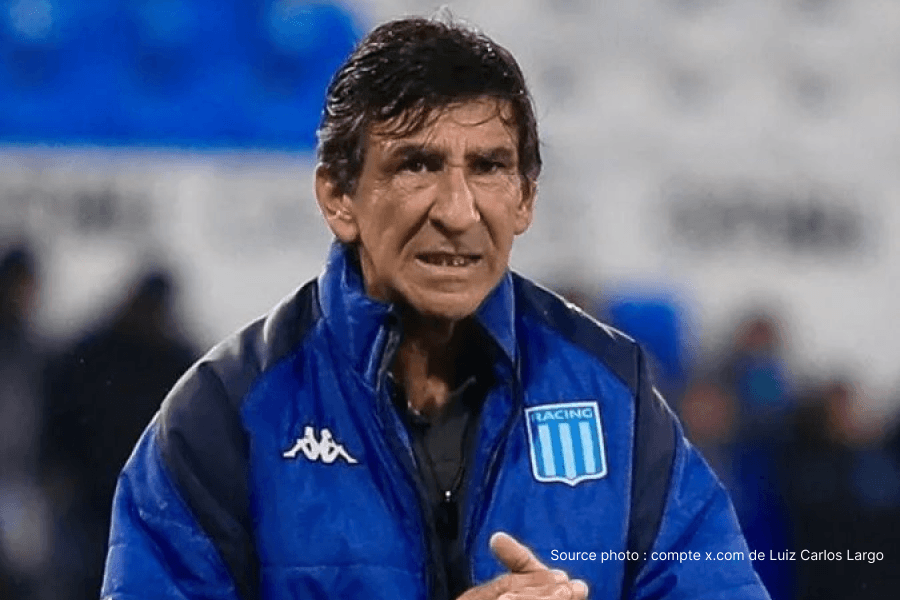 Gustavo Costas entraîneur Racing Club avant Racing Club Caracas Copa Sudamericana 22 mai 2026 au Cilindro d'Avellaneda – Groupe E huis clos