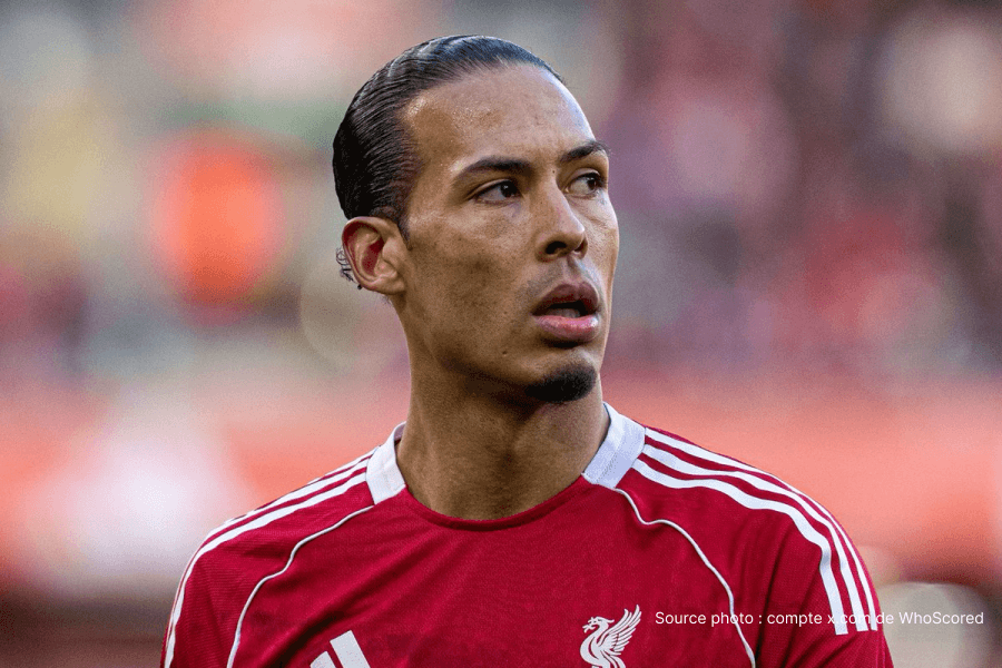 Virgil van Dijk capitaine Liverpool déçu après défaite Old Trafford mai 2026
