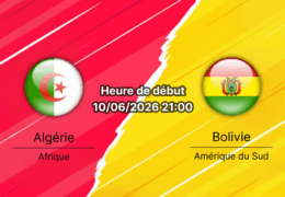 Pronostic Algérie Bolivie – Children's Mercy Park Kansas City, match amical préparation Coupe du monde 10 juin 2026