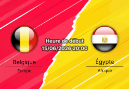Pronostic Belgique Égypte – Lumen Field de Seattle (Seattle Stadium), Coupe du Monde 2026 Groupe G, lundi 15 juin 2026