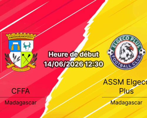 Pronostic CFFA Elgeco Plus – Stade Iavoloha Andoharanofotsy, demi-finale Pureplay Football League 14 juin 2026