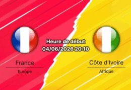 Pronostic France Côte d'Ivoire – Stade de la Beaujoire Nantes, amical préparation Coupe du Monde 2026, 4 juin