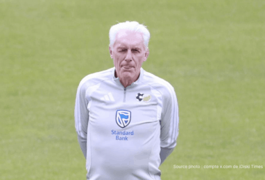 Hugo Broos entraîneur Afrique du Sud en conférence de presse avant Bafana Bafana Mexique 11 juin 2026 – Coupe du Monde Groupe A Estadio Azteca