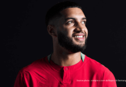 Ismael Saibari célèbre son lob lors de Maroc Brésil 1-1 le 14 juin 2026 au MetLife Stadium – Coupe du monde 2026 groupe C