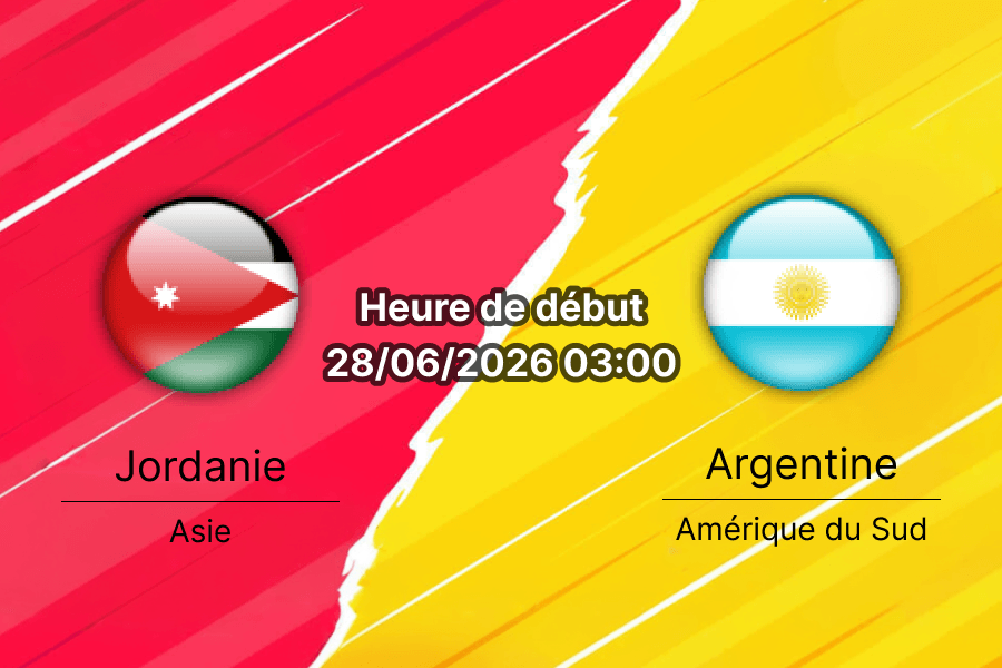 Pronostic Jordanie Argentine – Messi et Al-Taamari face à face, AT&T Stadium Arlington Texas, CDM 2026 Groupe J 28 juin