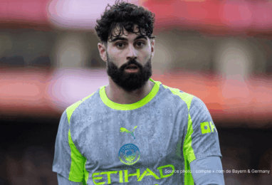 Joško Gvardiol sous le maillot de la Croatie lors du match amical contre la Slovénie à Varaždin le 7 juin 2026 — défenseur de Manchester City attendu pour une prolongation face à l'intérêt du Bayern Munich