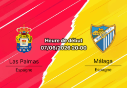 Pronostic Las Palmas Málaga – Estadio de Gran Canaria, demi-finale Playoff LaLiga Hypermotion 7 juin 2026