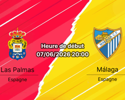 Pronostic Las Palmas Málaga – Estadio de Gran Canaria, demi-finale Playoff LaLiga Hypermotion 7 juin 2026