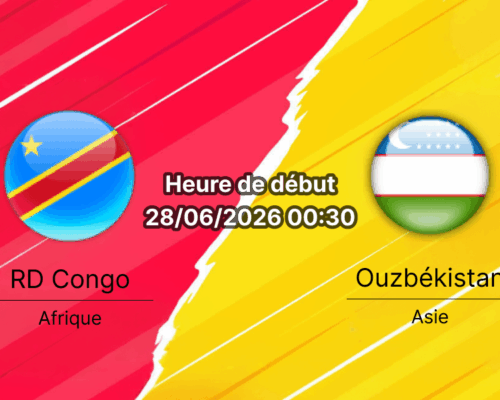 Pronostic RD Congo Ouzbékistan – Mercedes-Benz Stadium Atlanta, Coupe du Monde FIFA 2026, Groupe K, 28 juin