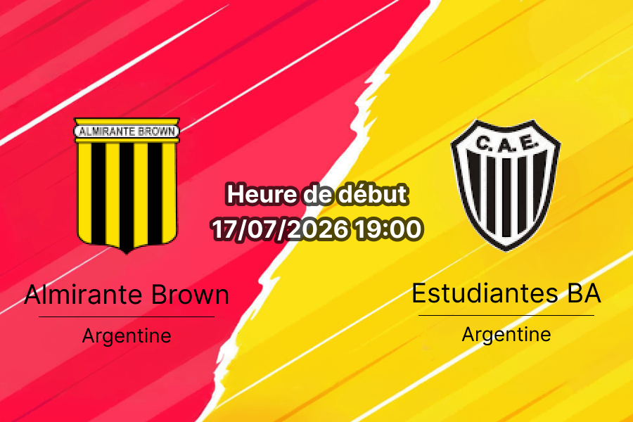 Pronostic Almirante Brown Estudiantes BA – Estadio Fragata Presidente Sarmiento La Matanza, Primera Nacional Grupo A jornada 21