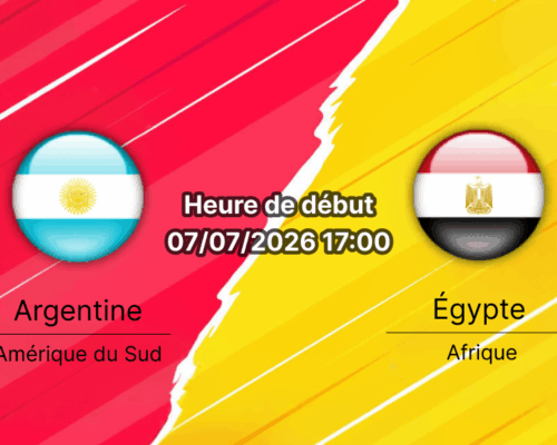 Pronostic Argentine Égypte – Mercedes-Benz Stadium Atlanta, Coupe du monde 2026, 8e de finale 7 juillet