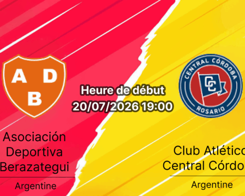 Pronostic Berazategui Central Córdoba – Estadio Norman Lee Berazategui, Primera C Metropolitana Argentina fecha 20 interzonales 20 juillet 2026