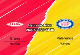 Pronostic Brann Vålerenga – Brann Stadion Bergen, Eliteserien Tour 15 26 juillet 2026