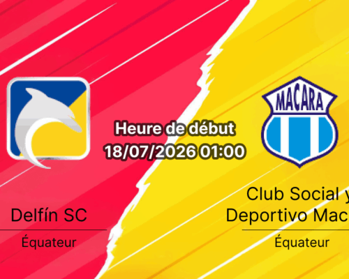 Pronostic Delfín SC Macará – Estadio Jocay Manta Équateur, Liga Pro Serie A jornada 20 18 juillet 2026
