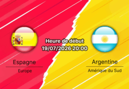 Pronostic Espagne Argentine – MetLife Stadium East Rutherford New Jersey, Finale Coupe du Monde FIFA 2026 19 juillet