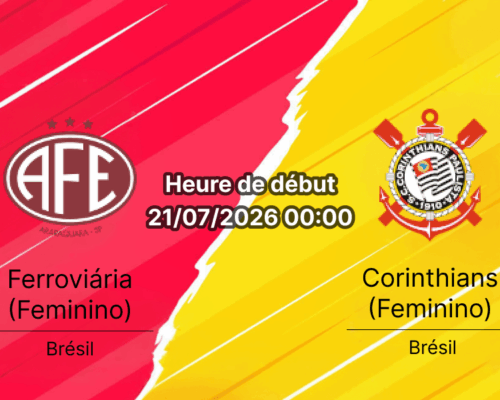Pronostic Ferroviária Corinthians Feminino – Arena Fonte Luminosa Araraquara, Copa do Brasil Feminina 2026 oitavas de final 20 juillet