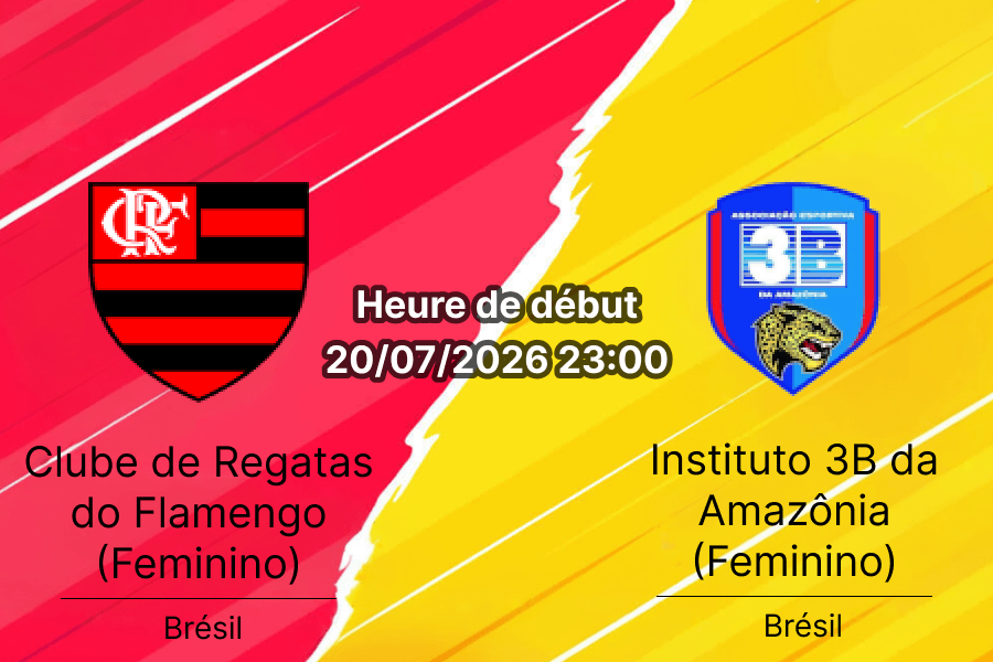 Pronostic Flamengo 3B da Amazônia – Estádio Luso-Brasileiro Rio de Janeiro, Copa do Brasil Feminina 2026 oitavas de final 20 juillet