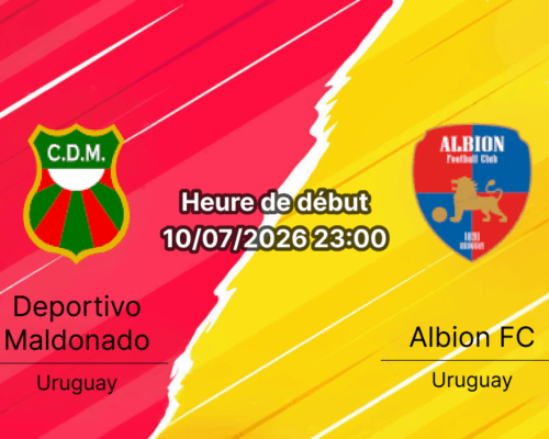 Pronostic Deportivo Maldonado Albion Montevideo – Estadio Domingo Burgueño, Primera División Uruguay, 10 juillet 2026