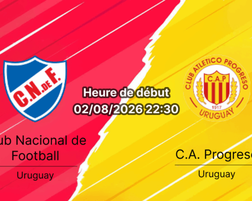 Pronostic Nacional Progreso – Gran Parque Central Montevideo, Torneo Intermedio Uruguay Tour 7, 2 août 2026