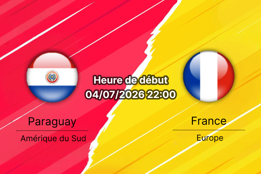 Pronostic Paraguay France – Lincoln Financial Field Philadelphia, 8e de finale Coupe du Monde 2026, 4 juillet