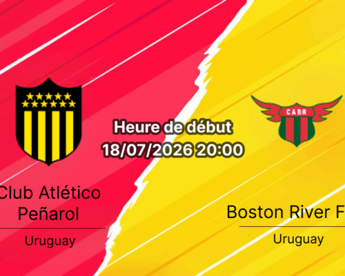 Pronostic Peñarol Boston River – Estadio Campeón del Siglo Montevideo, Torneo Intermedio Liga AUF Uruguaya jornada 6 18 juillet 2026