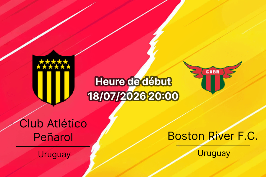 Pronostic Peñarol Boston River – Estadio Campeón del Siglo Montevideo, Torneo Intermedio Liga AUF Uruguaya jornada 6 18 juillet 2026
