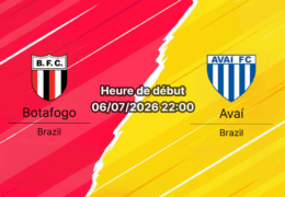 Pronostic Botafogo Avaí – Estadio Santa Cruz Ribeirão Preto, Campeonato Brasileiro Série B, 6 juillet 2026