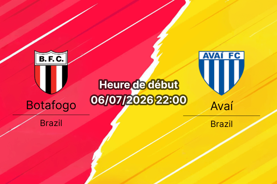 Pronostic Botafogo Avaí – Estadio Santa Cruz Ribeirão Preto, Campeonato Brasileiro Série B, 6 juillet 2026