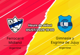 Pronostic Midland Gimnasia Jujuy – Estadio Ciudad de Libertad Buenos Aires, Primera Nacional 5 juillet 2026
