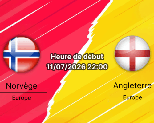 Pronostic Norvège Angleterre – Hard Rock Stadium Miami, quart de finale Coupe du Monde 2026, 11 juillet