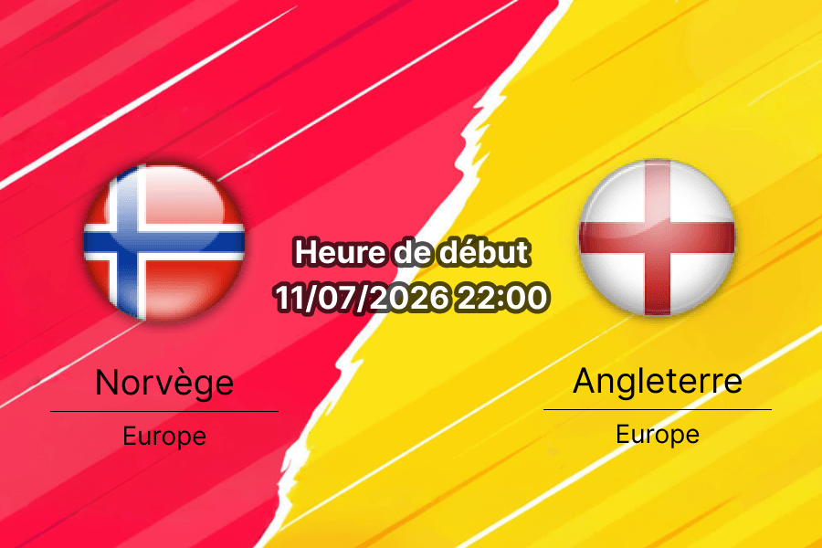 Pronostic Norvège Angleterre – Hard Rock Stadium Miami, quart de finale Coupe du Monde 2026, 11 juillet