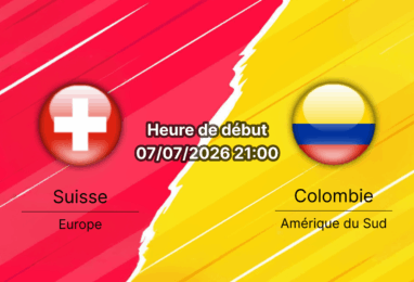 Pronostic Suisse Colombie – BC Place Vancouver, Coupe du monde 2026, 8e de finale 7 juillet