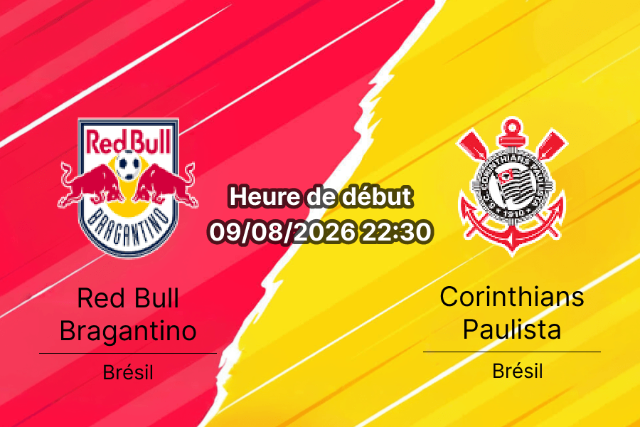 Pronostic Red Bull Bragantino Corinthians Paulista – Cícero de Souza Marques, Série A Rodada 22, 10 août 2026